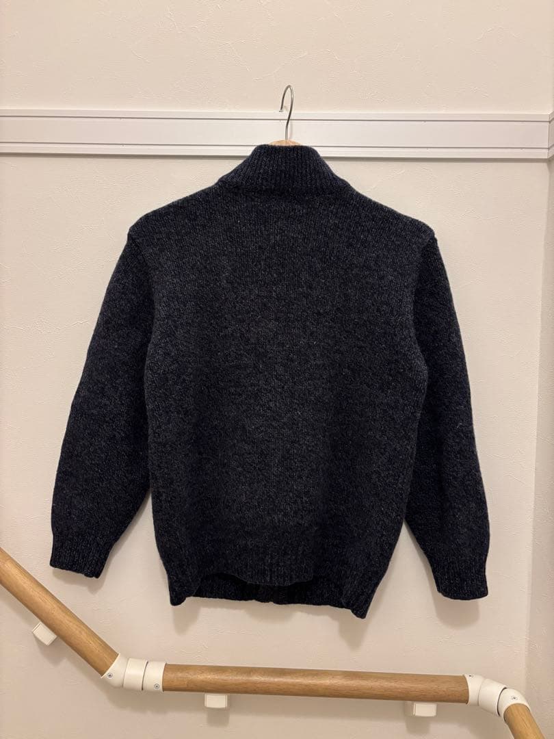 L.L.Bean ドライバーズニット　美品　ラムウール100%