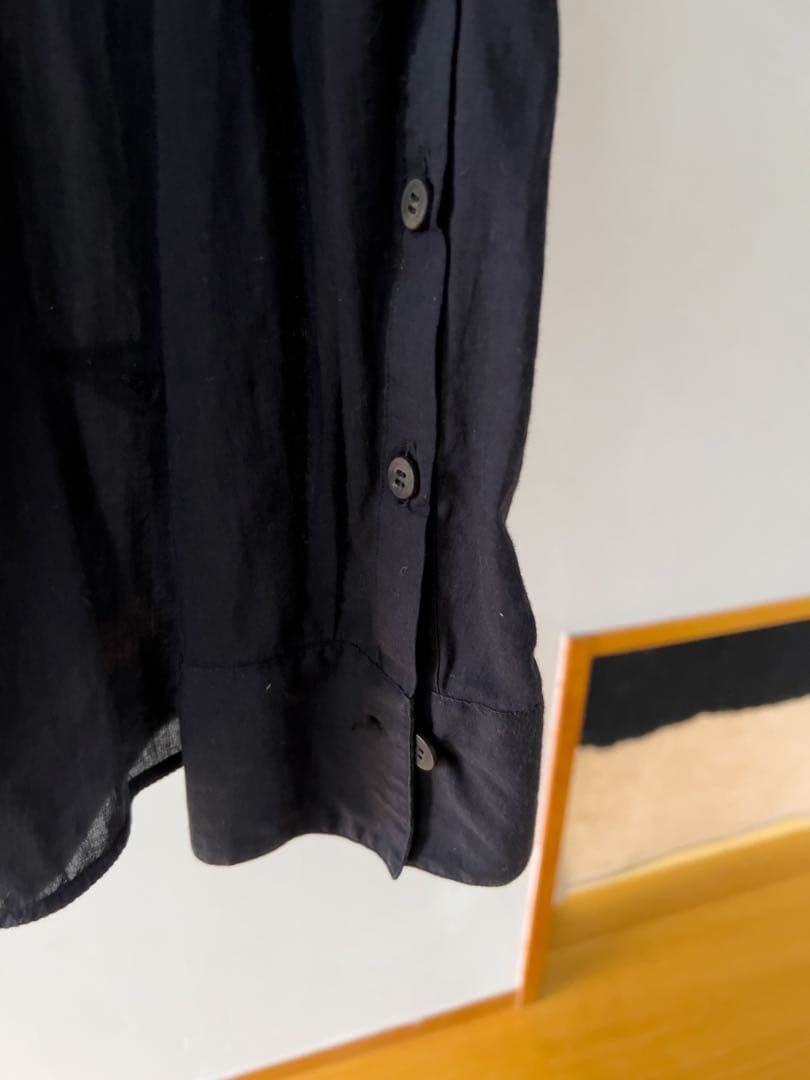 Ziggy Chen ほつれ加工フリルシャツ 48 美品