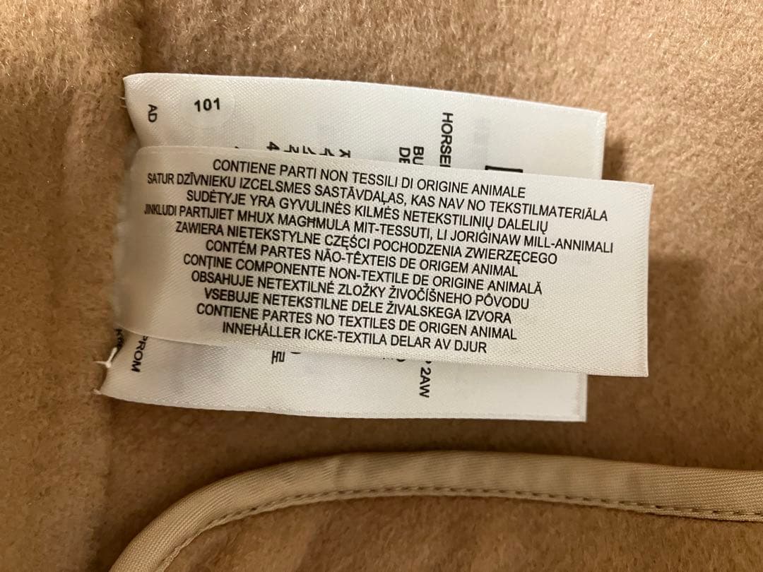 最終値下げ BURBERRY バーバリー カシミア チェスター ティッシ期46