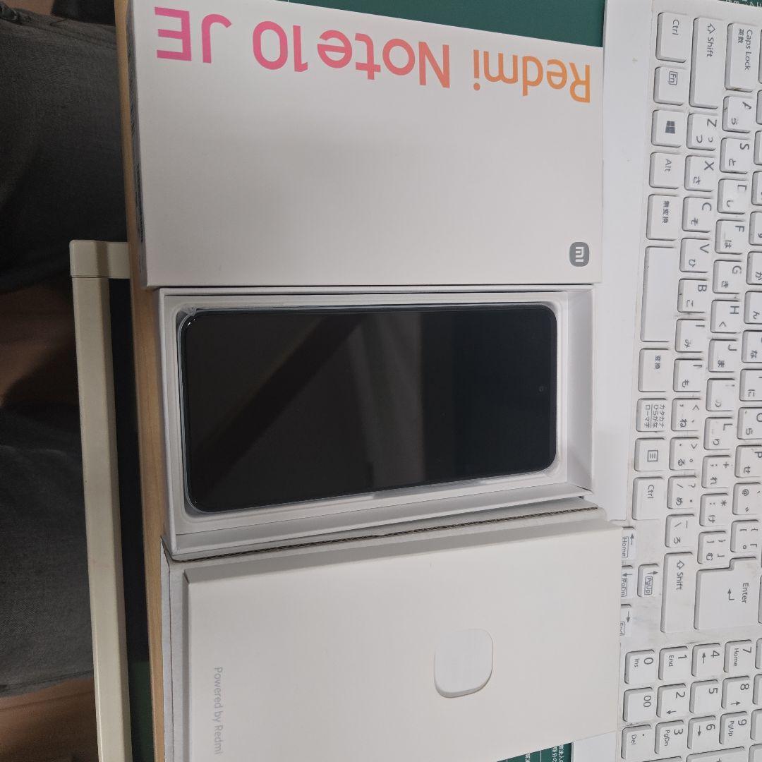 新品未使用Redmi Note 10 JE 5G シルバー 本体 新品同様 Xiaomi Redmi Note 10 JE 5G ファイブジー XIG02 64GB AI認証