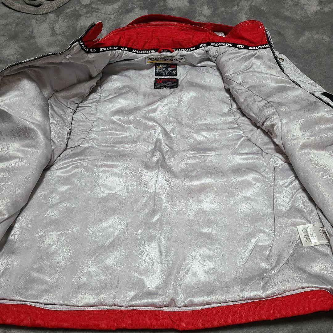 ✨️希少 貴重✨️サロモン スキーウェア パンツ ベスト 3点 L 赤 白