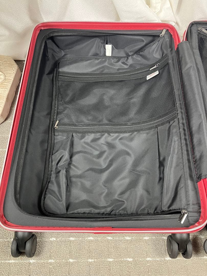廃盤品 レア 美品 ACE アルビダ スーツケース 67cm 赤 大容量 78L