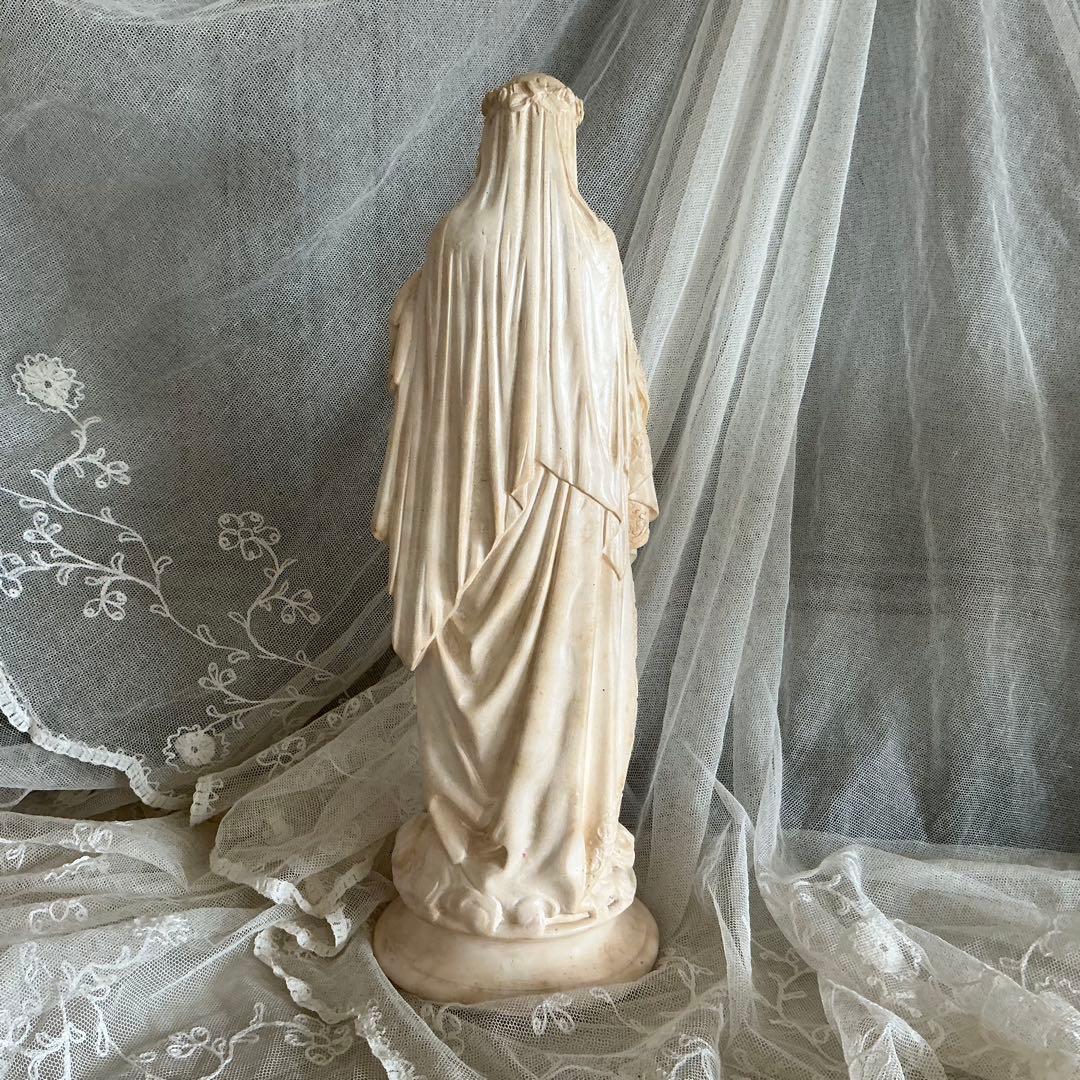 19世紀 フランスアンティーク 美しい聖母マリア像 大きめサイズ 検