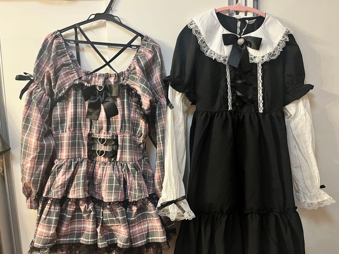 新品未使用】まゆろん アベイル ワンピース チェック ピンク L - メルカリ