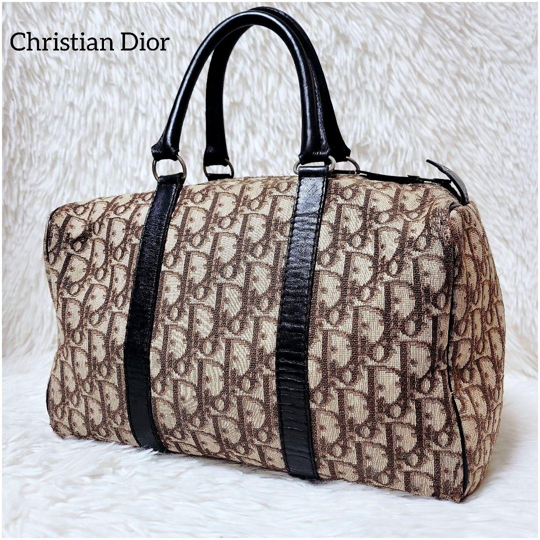 希少✨Christian Dior ディオール トロッター ミニボストンバッグ Christian Dior クリスチャン ディオール トロッター ミニボストン