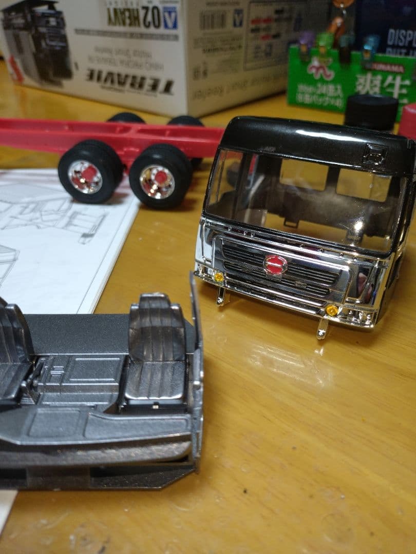 アオシマプラモデル完成品日野プロフィアテラヴィFRハイスター短尺冷凍