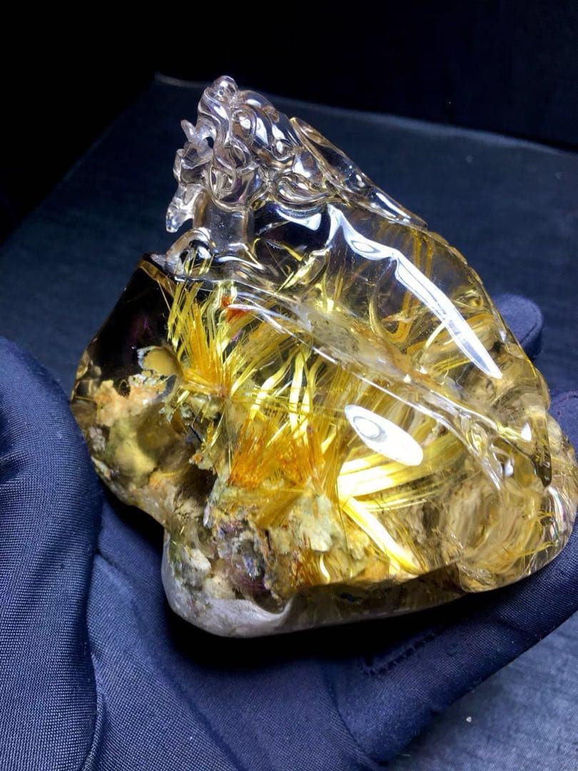 ⭐︎【天然】フラワールチルオーツ 置物 375.2g