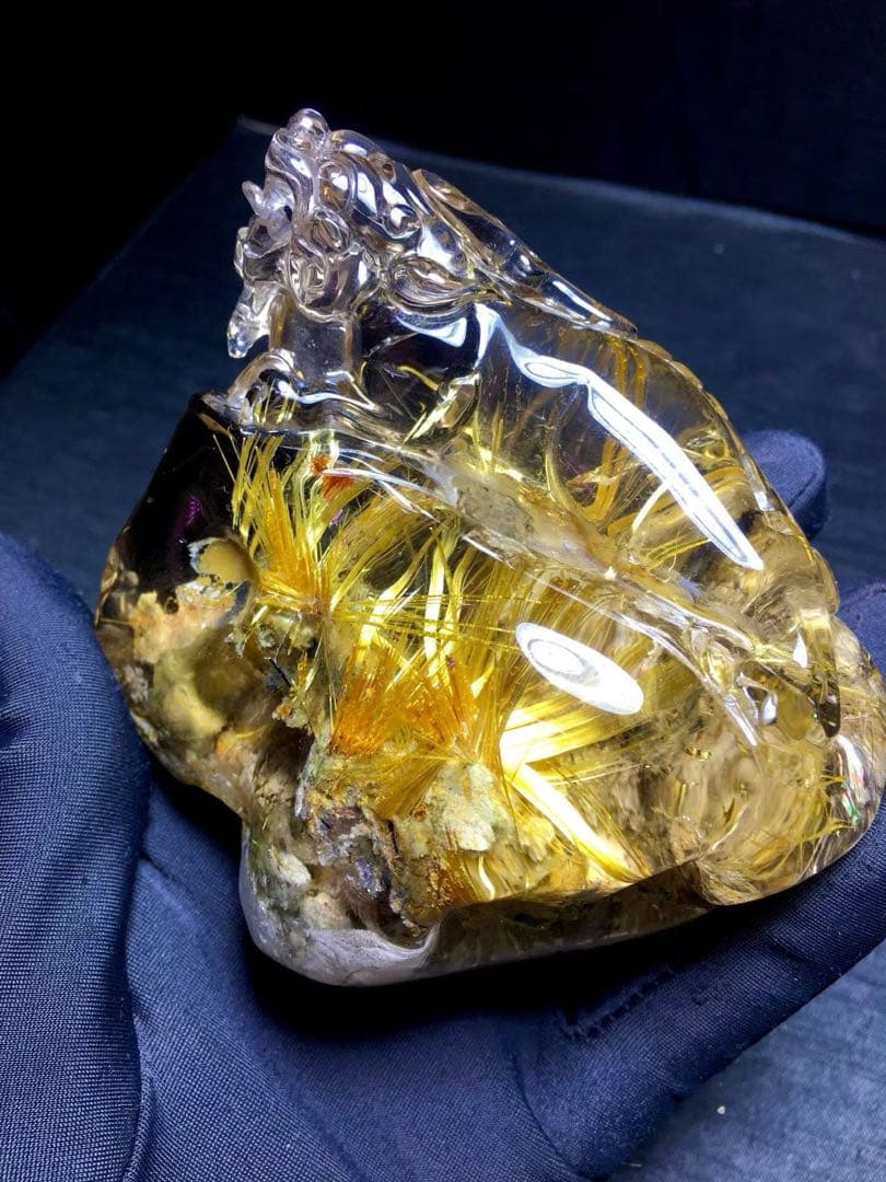 ⭐︎【天然】フラワールチルオーツ 置物 375.2g