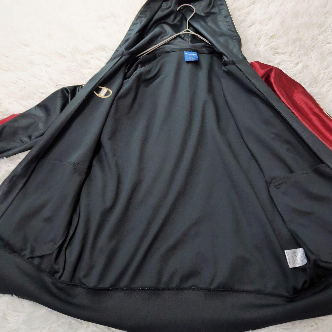 美品】希少魔裟斗モデル チャンピオン ジャージ 上下 刺繍 黒 赤 L