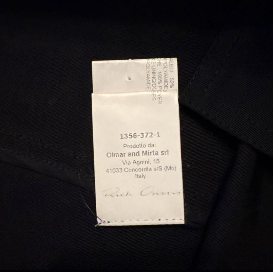 おたつ様 Rick Owens レザー切替ジップアップノーカラーコート - メルカリ