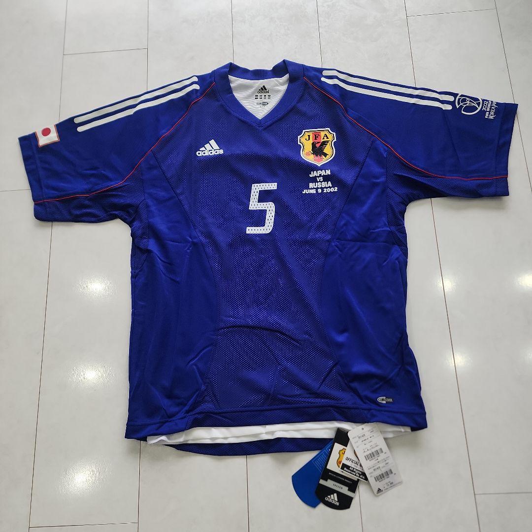 2002日韓W杯 日本代表マッチデイユニフォーム 稲本潤一 5 新品タグ 2002日