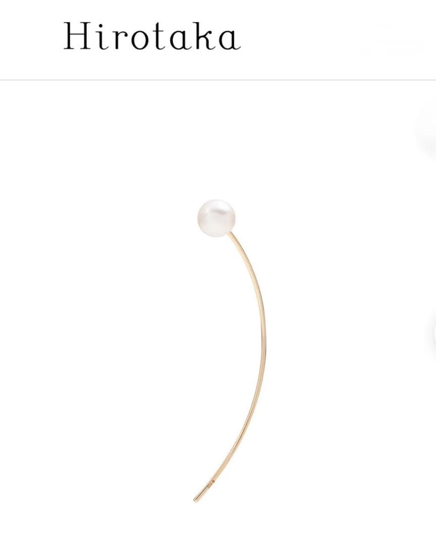 【最終値下げ】Hirotaka アコヤパール アローピアス パール アローピアス M サイズ｜正規販売店のアイアイイスズ