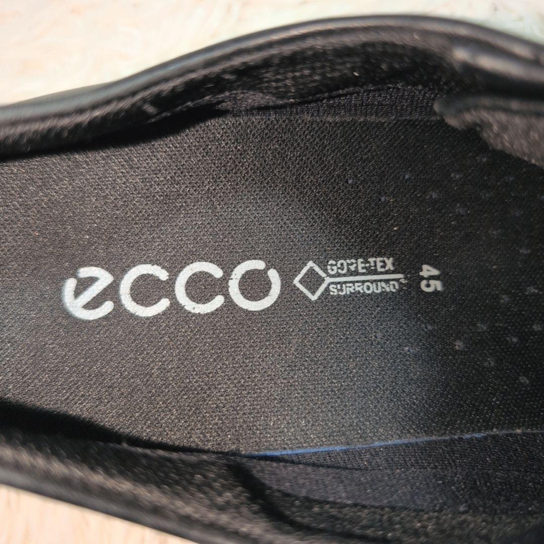 【美品】エコー ゴアテックス ビジネスシューズ ブラック 28.5cm