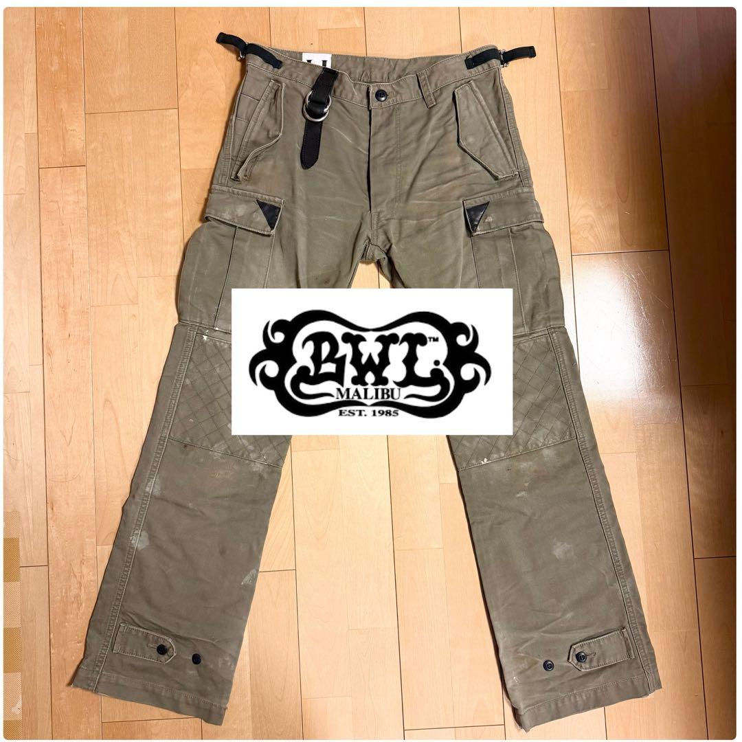 Bill Wall Leather/William Wallダメージカーゴパンツ Bill Wall Leather/William Wallダメージカーゴパンツ Bill Wall