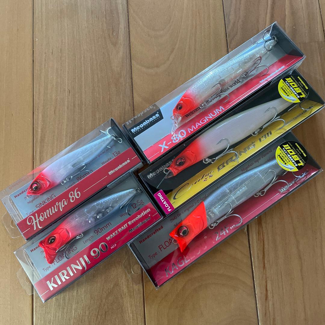 新品】Megabass カゲロウ124F, キリンジ, ホムラ含む 5個セット - メルカリ