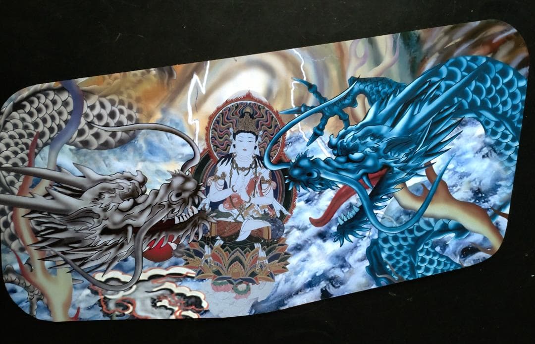☆ 龍 デコトラ 光を通すスーパーグレート安全窓 シートタイプ