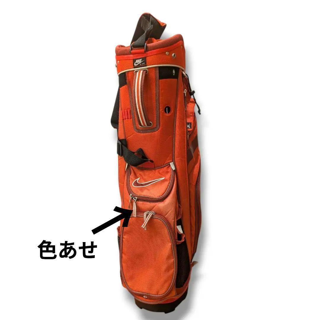 廃盤品】ナイキ ゴルフ キャディバッグ 14分割 カート型 希少 赤