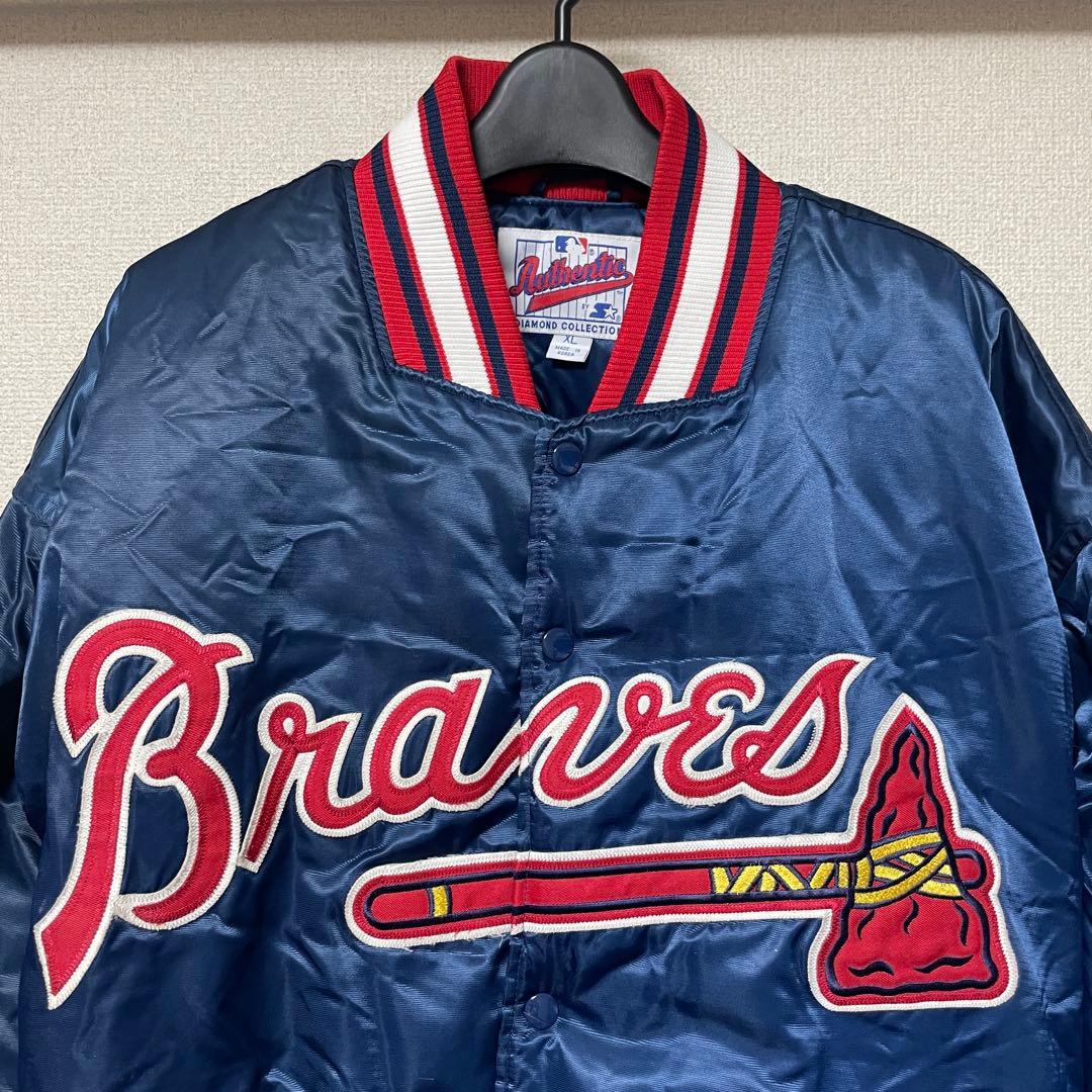 スターター MLB Atlanta Braves ブレーブス スタジャン L 80年～90年代