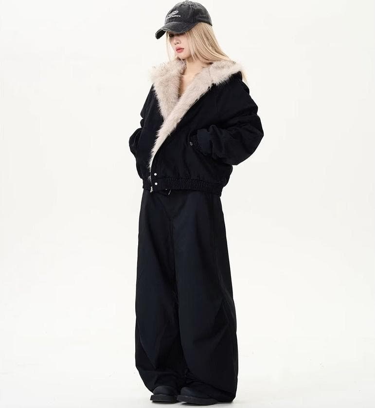 厚手 ファージャケット ダウン ファー ジャケット ダウンジャケット