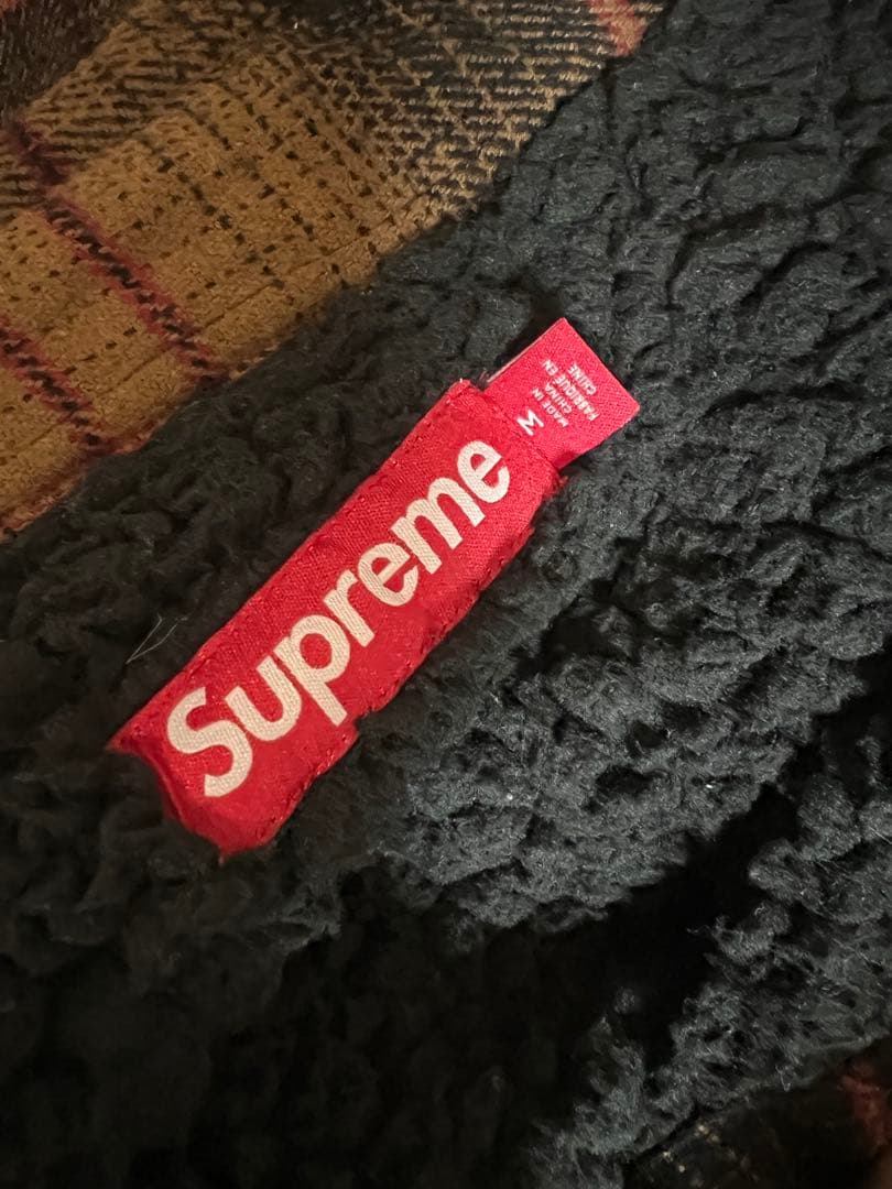 トップス Supreme Lined Flannel Snap Shirt \"Black\"
