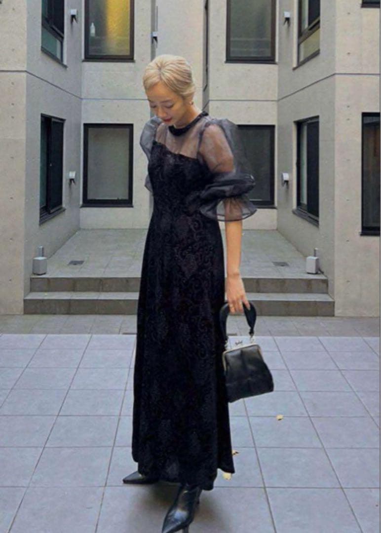 AMAIL Mature paypuri dress ブラック セール】Mature paypuri dress（ドレス）｜AMAIL（アマイル）の