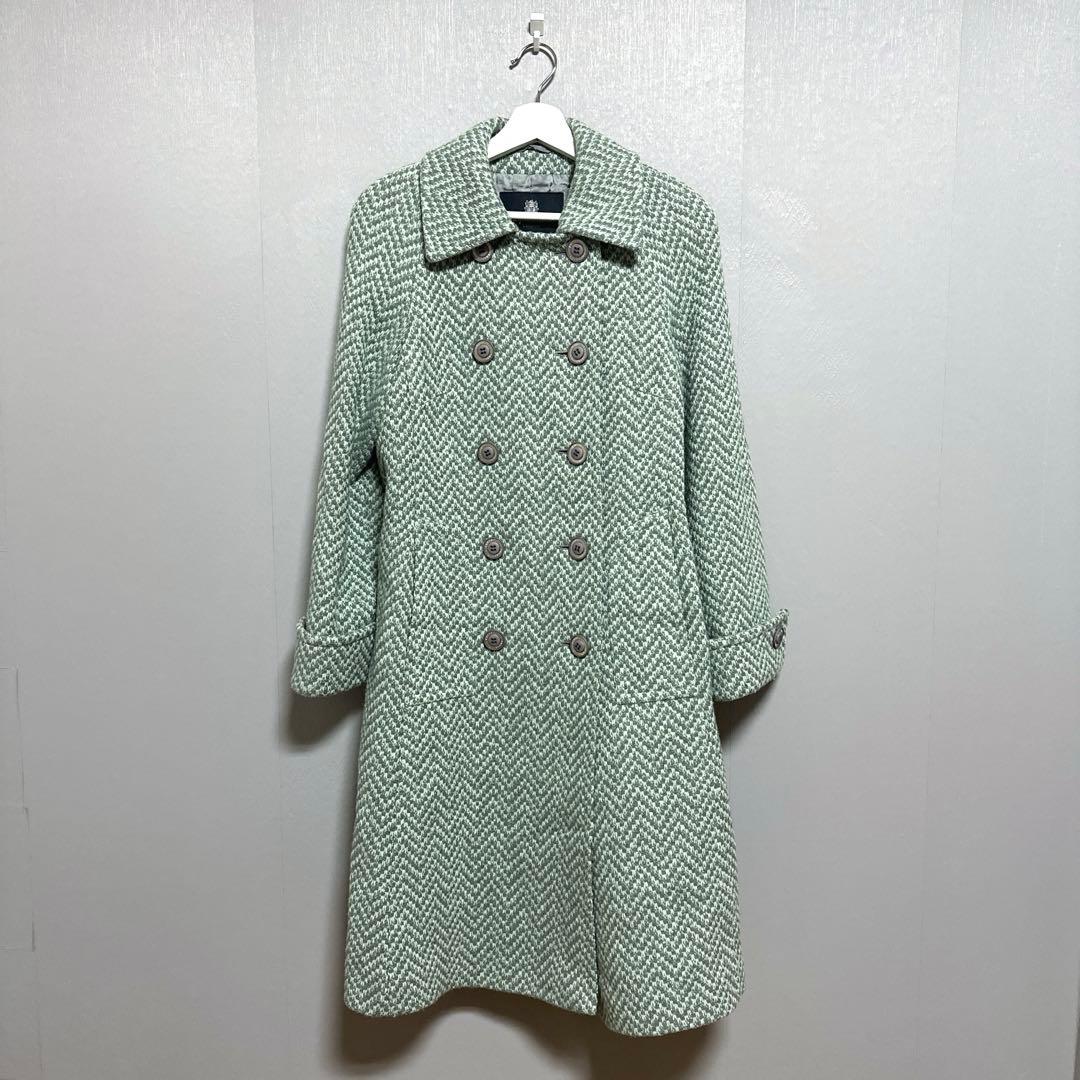 《Aquascutum》 アクアスキュータム (9) コート ウール×カシミヤ