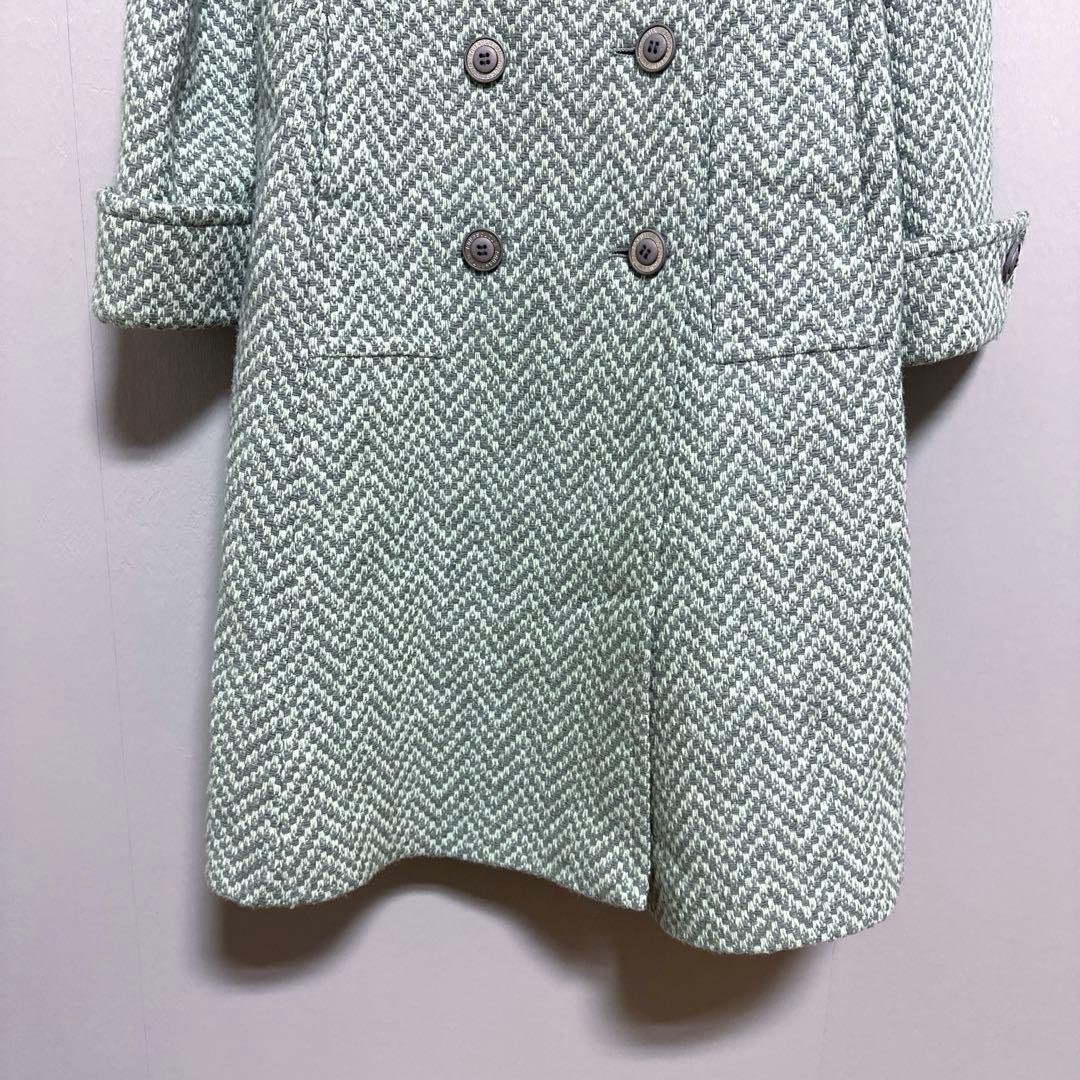 《Aquascutum》 アクアスキュータム (9) コート ウール×カシミヤ