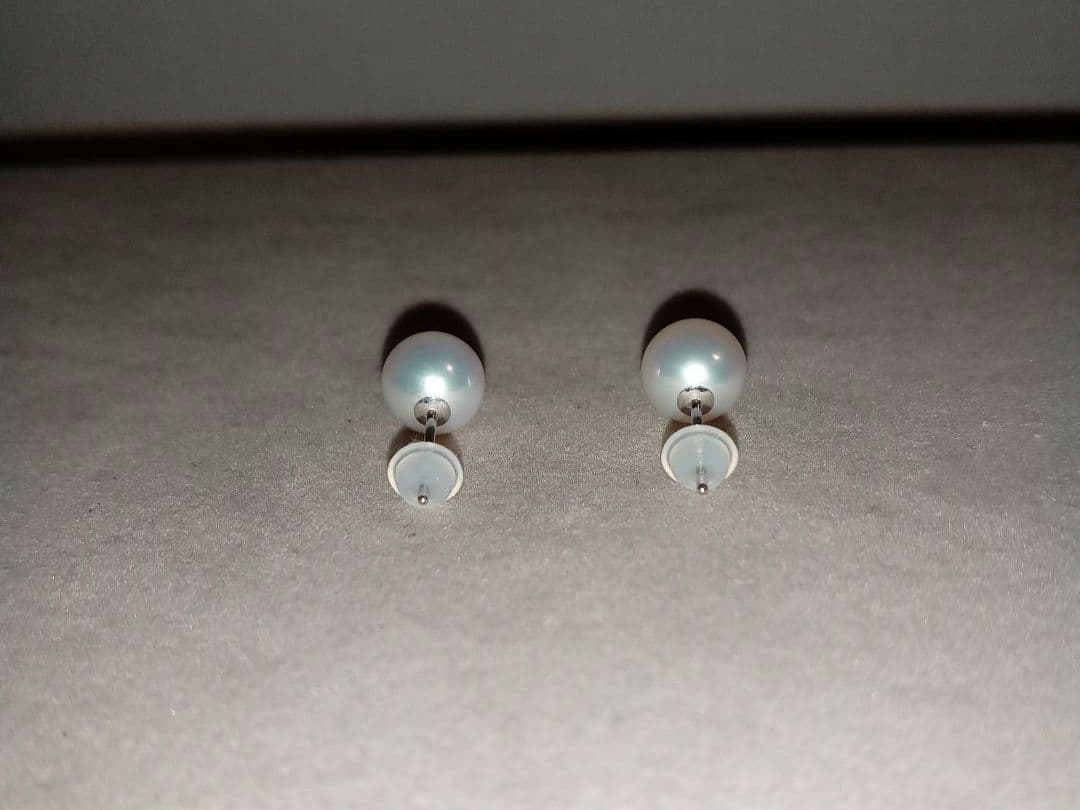 ★連休セール★真珠倶楽部 アコヤ パール ピアス K14WG 8.0〜8.5mm