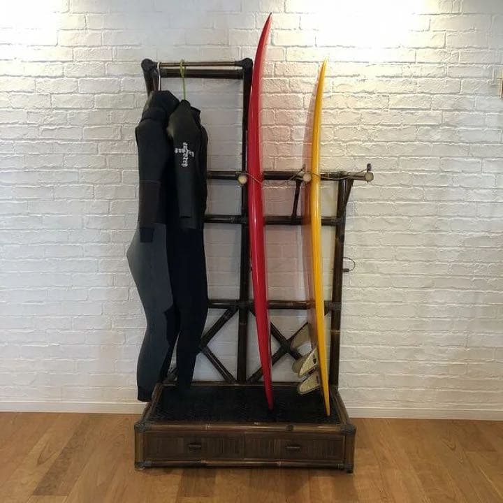 サーフボードラック バリ バンブー オルタナティブ ツインフィン