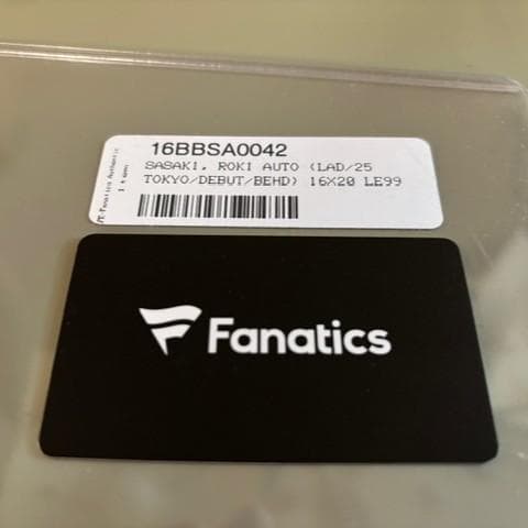 限定99枚特大写真40×50cm・佐々木朗希 直筆サインFANATICS/MLB - メルカリ