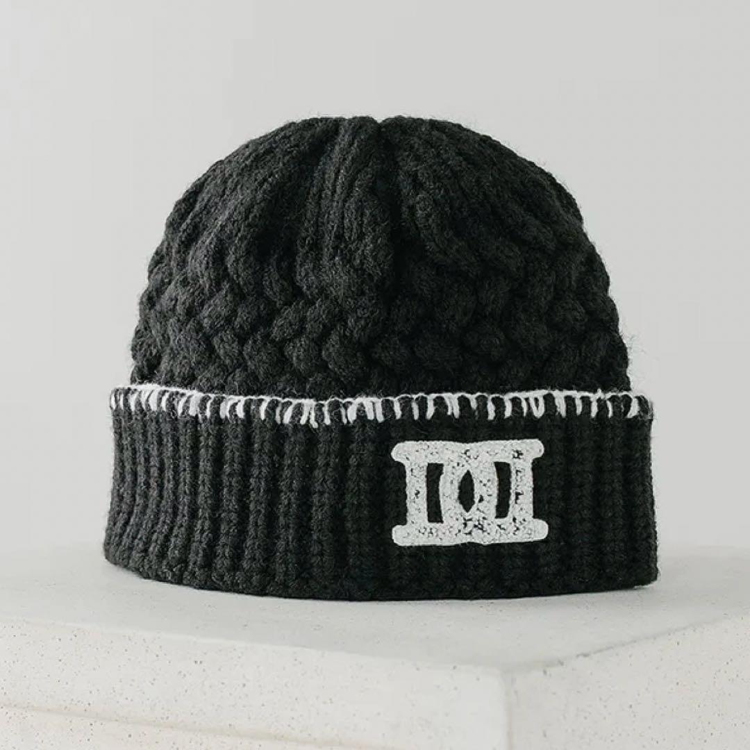 Darich ダーリッチ　DDロゴバスケットニットビーニー　ブラック　BLK DDロゴバスケットニットビーニー – Darich (ダーリッチ)