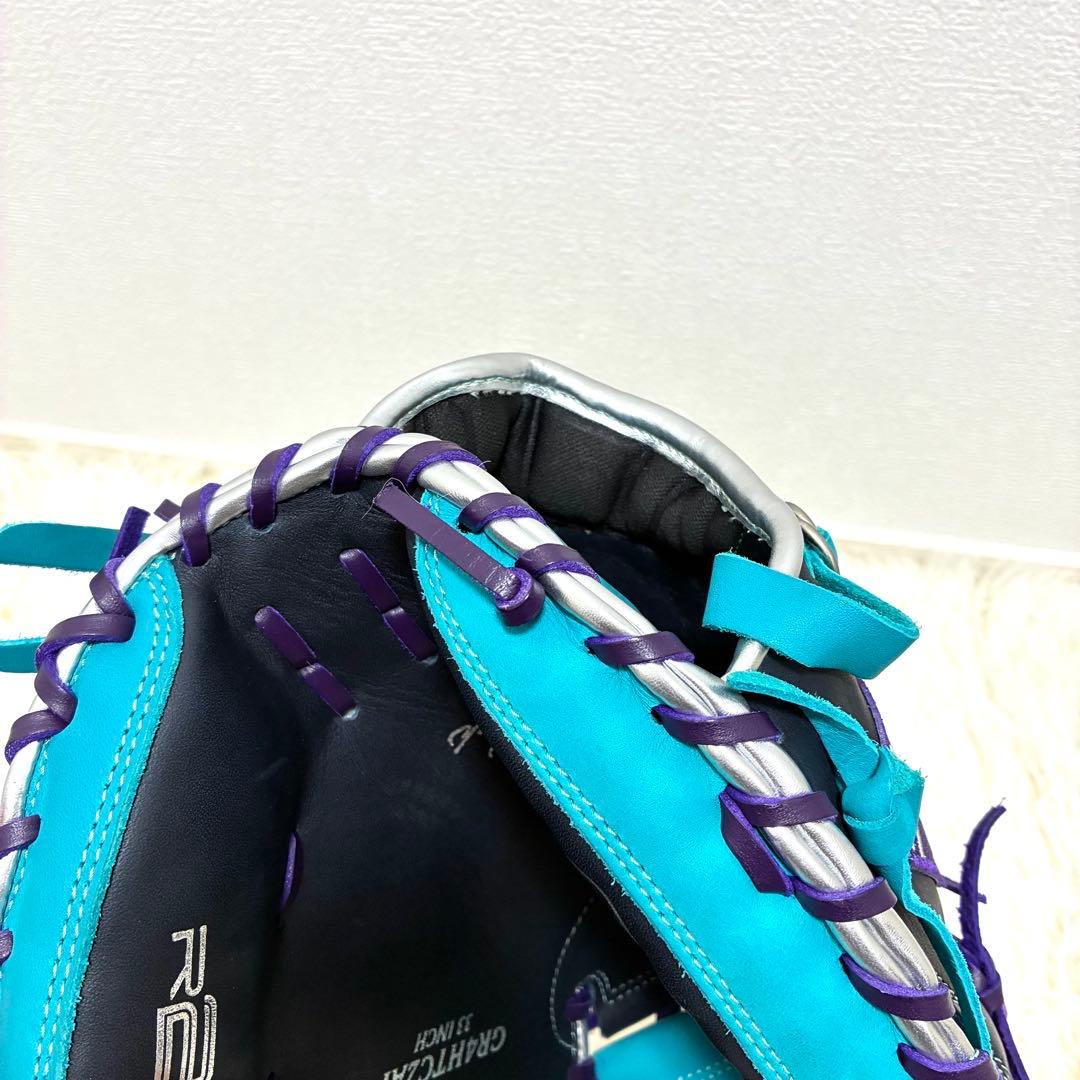 超美品】Rawlings ハイパーテック 軟式 キャッチャーミット 希少カラー