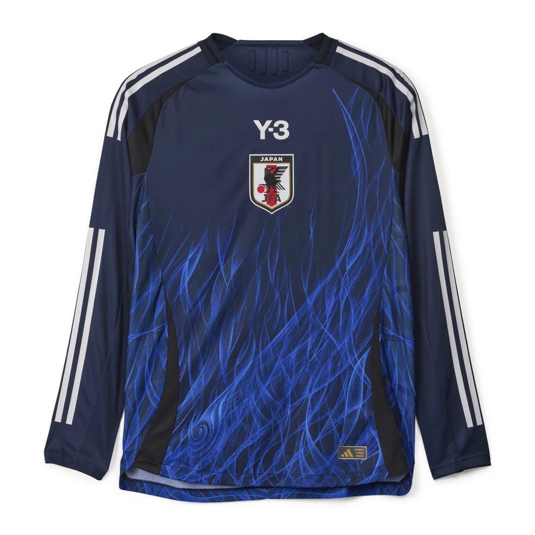 日本代表 ホーム オーセンティック ユニフォーム 2024 Y-3 M 長袖 adidas（アディダス）の「サッカー日本代表 2024 ホーム