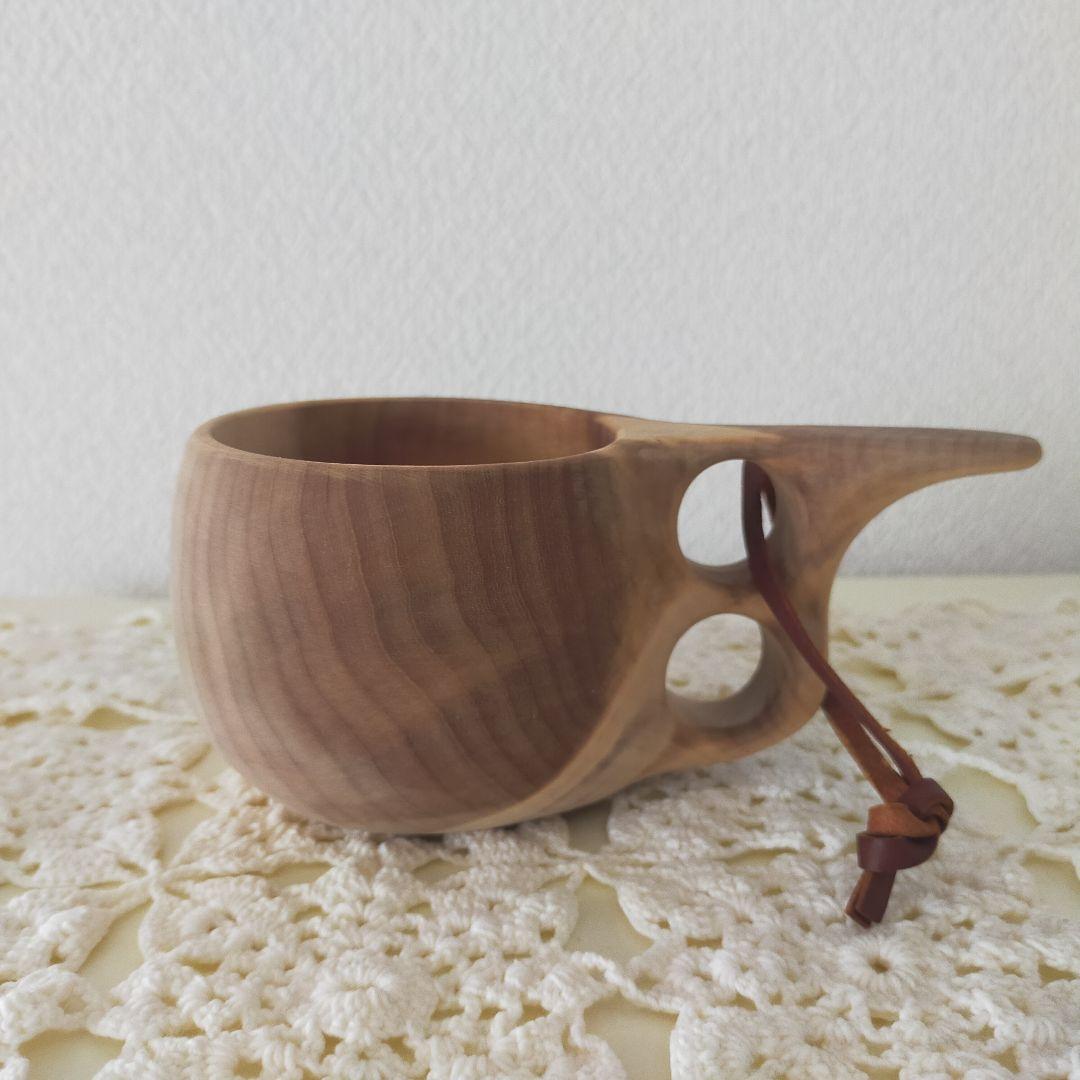 フィンランド製 白樺 の ククサ 木製マグカップ 2個セットククサ