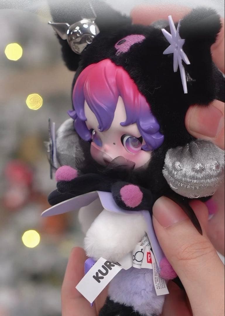 SKULLPANDA × KUROMI Plush ぬいぐるみペンダント クロミ - メルカリ