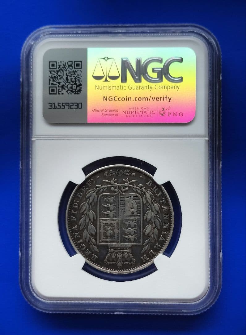 ハーフクラウン銀貨（1846年）ヴィクトリア女王 - メルカリ