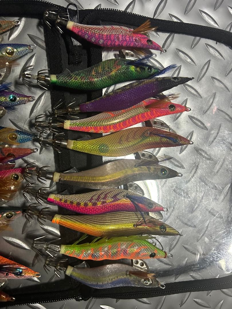 エギング エギ 19個セット 透明ケース付き