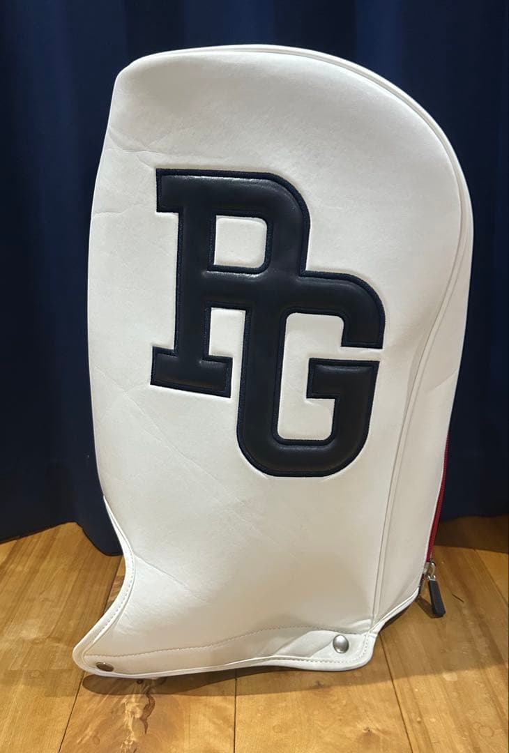 ビ*ビ様 PEARLY GATES 89 ゴルフキャディバッグ ホワイト/レッド