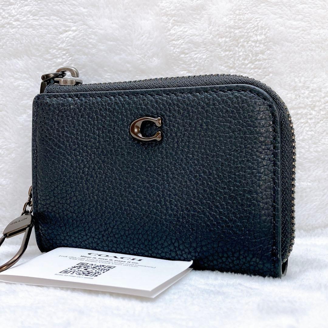 ✨未使用✨COACH コーチ Lジップ　キーケース ブラック Cロゴ 現行 革 COACH（コーチ） キーケース Lジップ キー ケース : ZOZOTOWN Yahoo!店