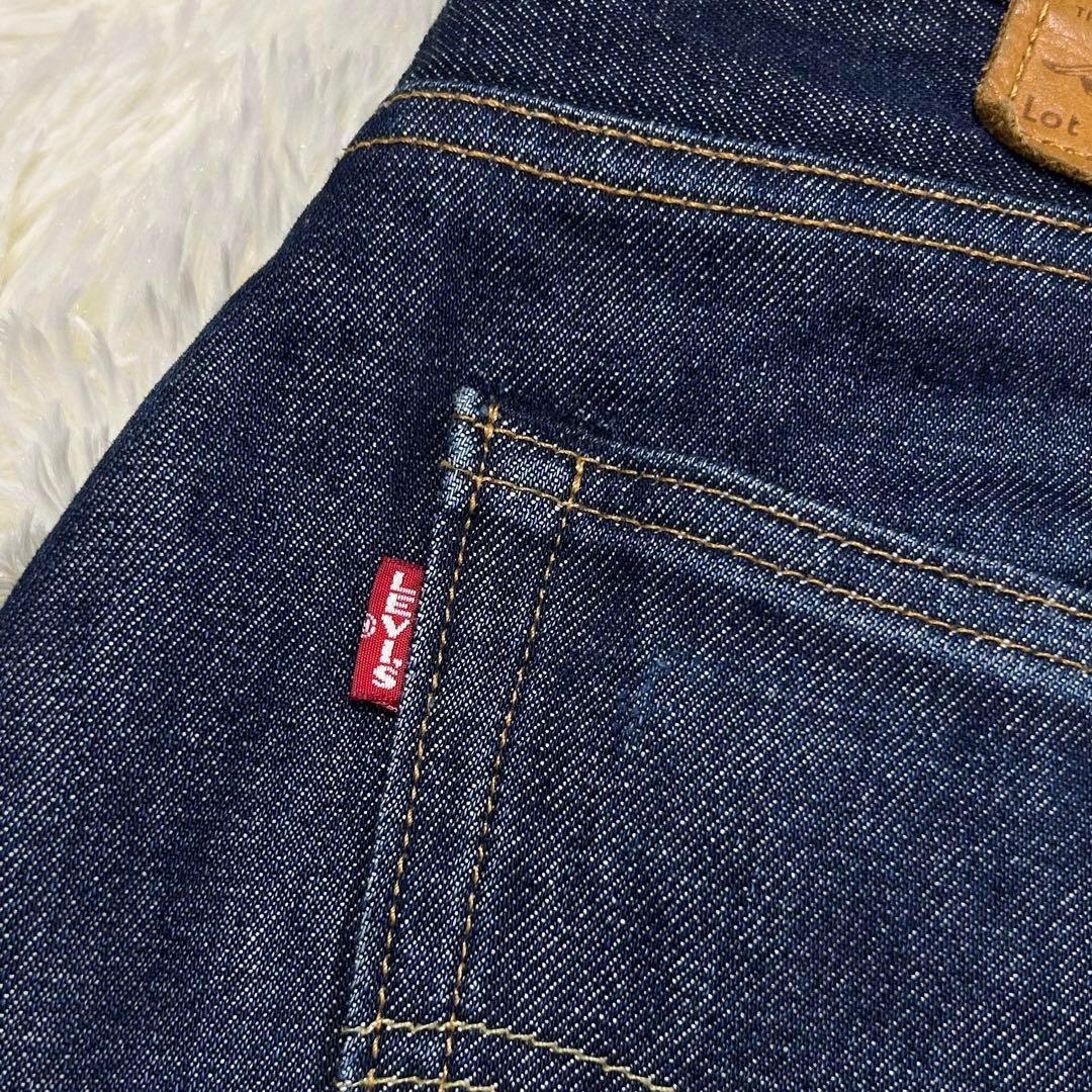 希少✨】 リーバイス 505 ビッグE 赤耳 黒カン USA製 革パッチ 復刻