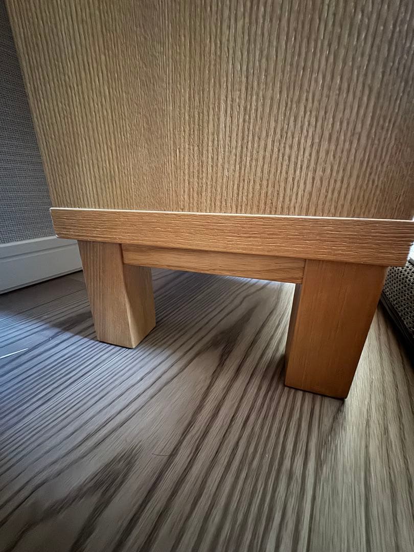 けいさん専用 無印良品 オーク材薄型ラック ワイド大 奥行22cm 本棚