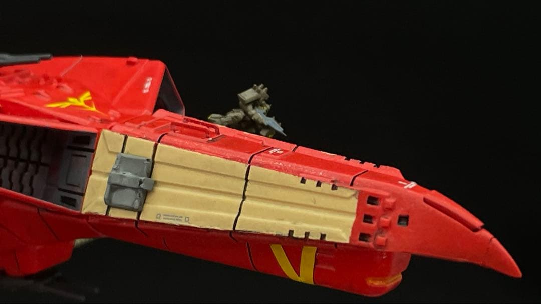 機動戦士ガンダム逆襲のシャア ネオジオン ムサカ5番艦 完成品 1/1700