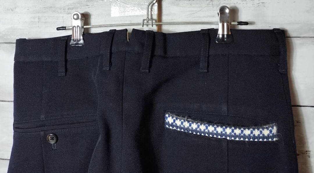 ザ・定番 ウールギャバ ワイズフォーメン スラックス パンツ シャツ