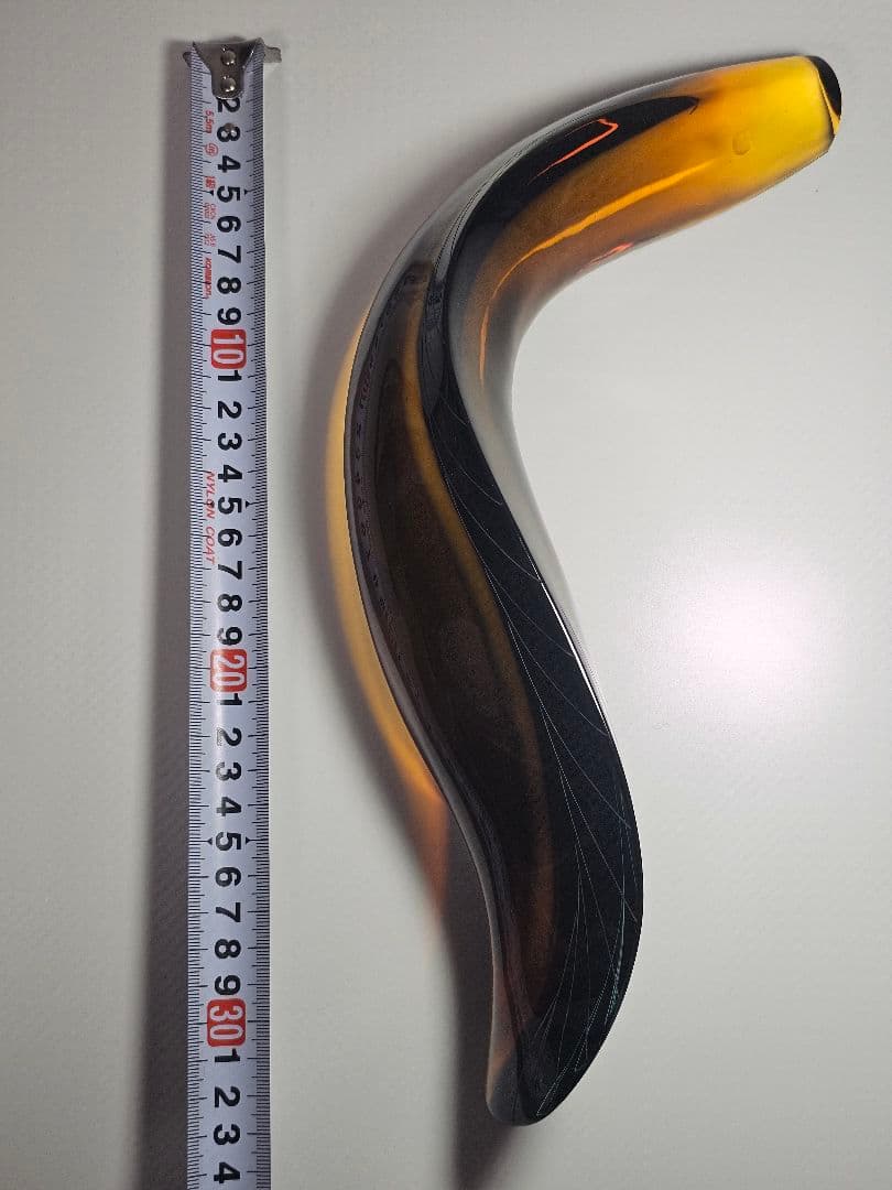 チェコスロバキア EXBOR 魚 インテリア☆置物 ガラス製 全長33cm