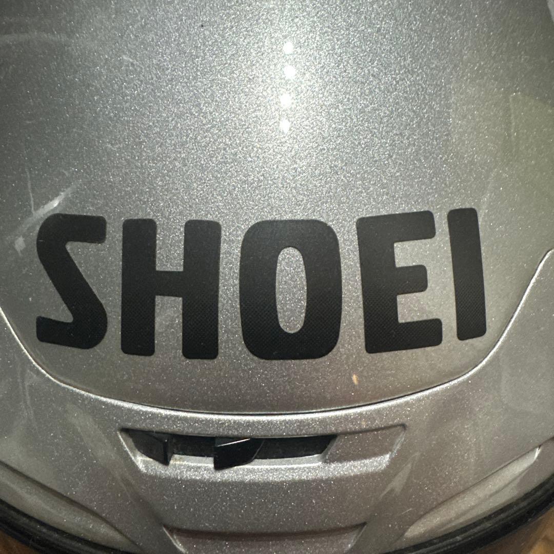SHOEI ジェットヘルメット シルバー JFORCE 希少 当時物 - メルカリ