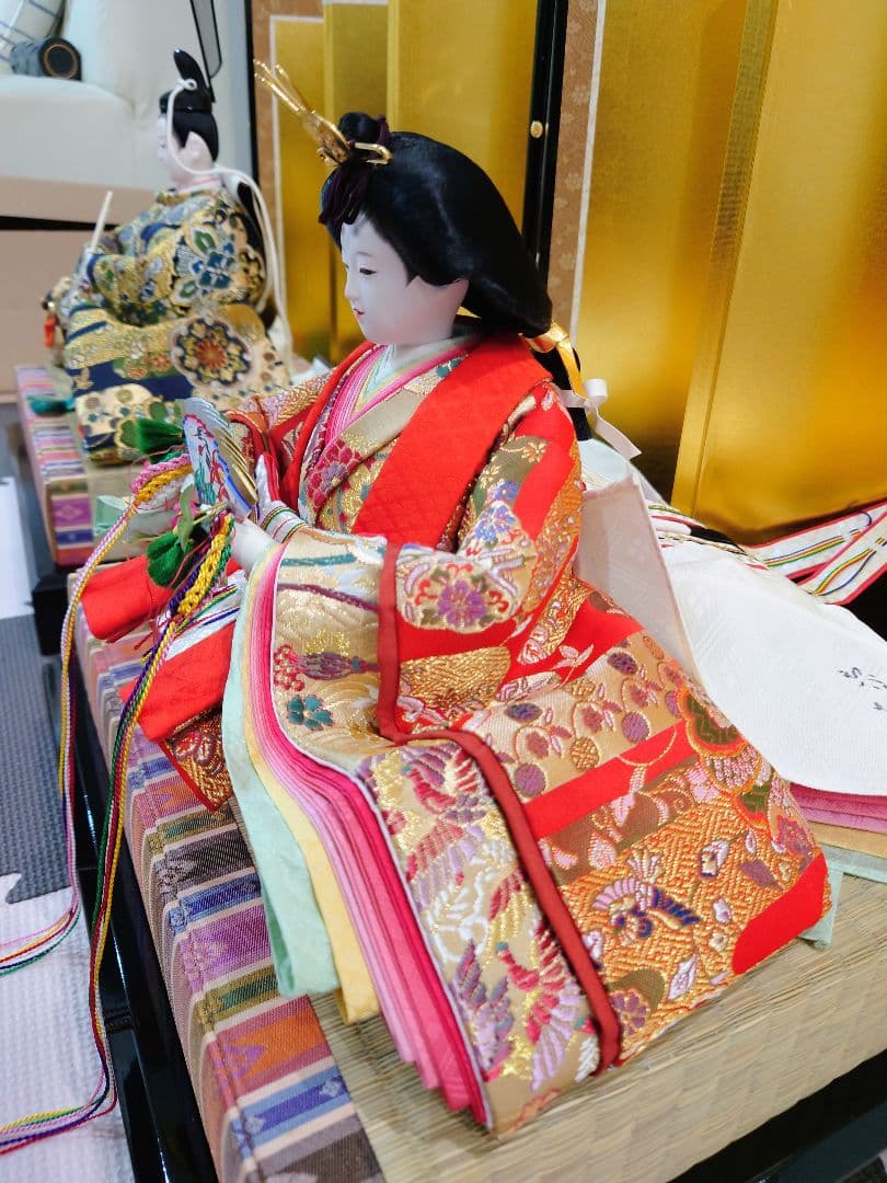 平安 光義」内裏雛 7番 極上有職雛 - メルカリ