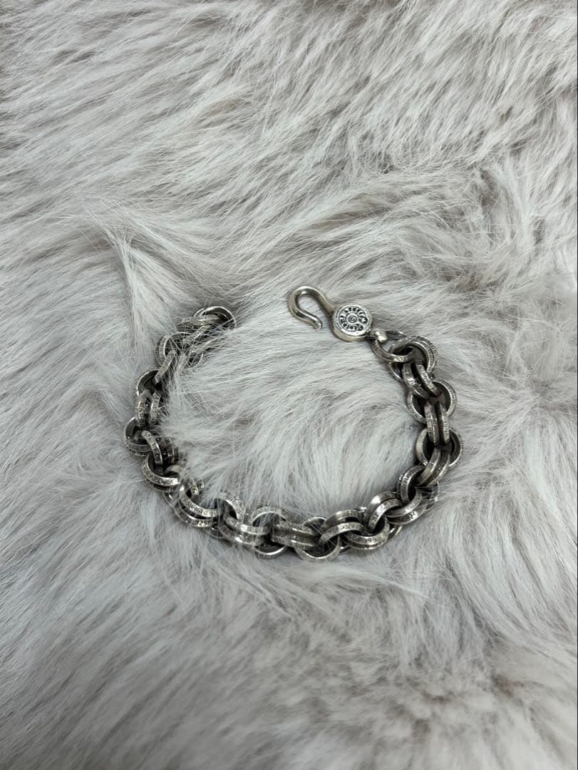 クロムハーツ　ダブルBリング　ブレスレット クロムハーツ ブレスレット（Chrome Hearts）ダブルB (ビー) リング