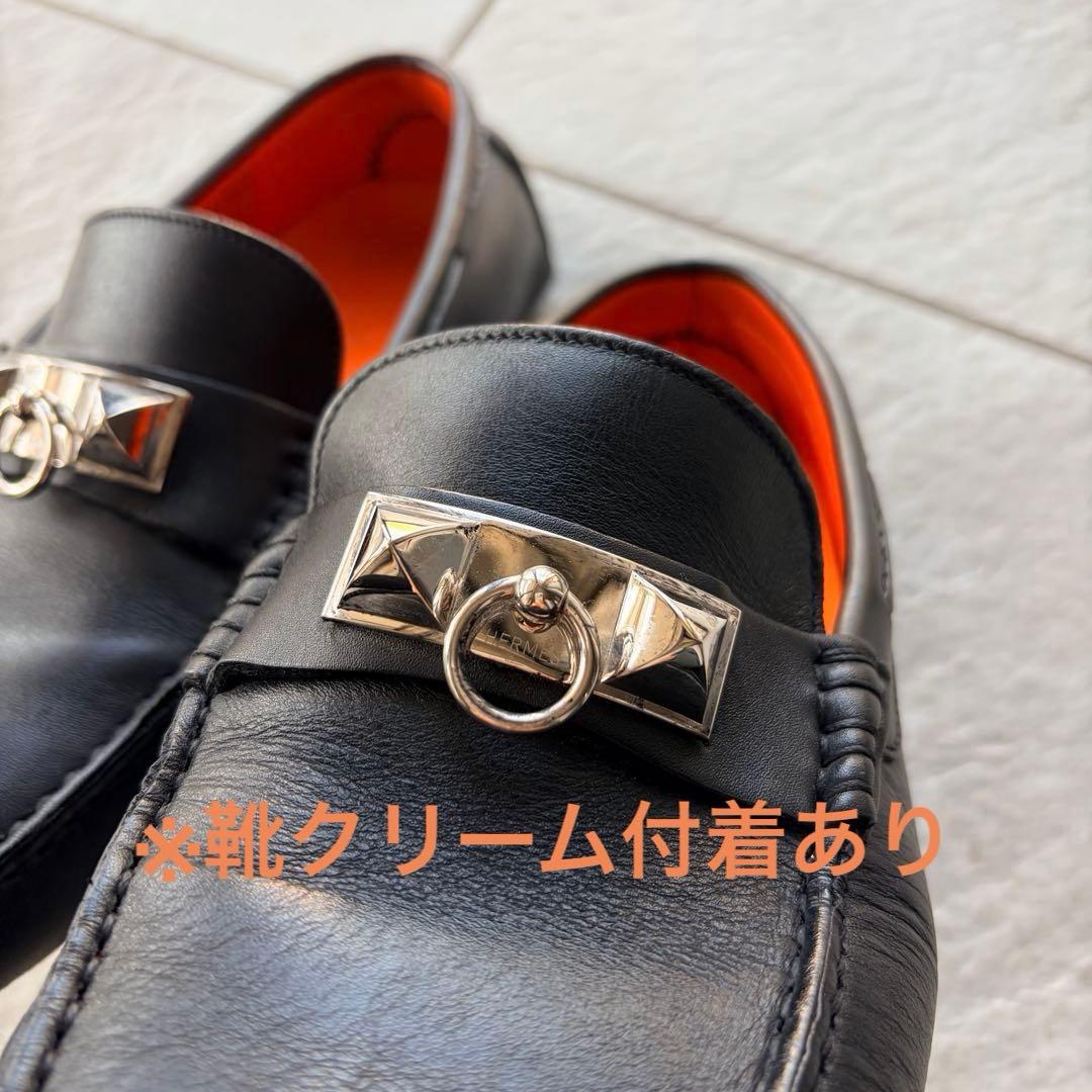 【使用感あり】Hermes エルメス モカシン 《アーヴィング》
