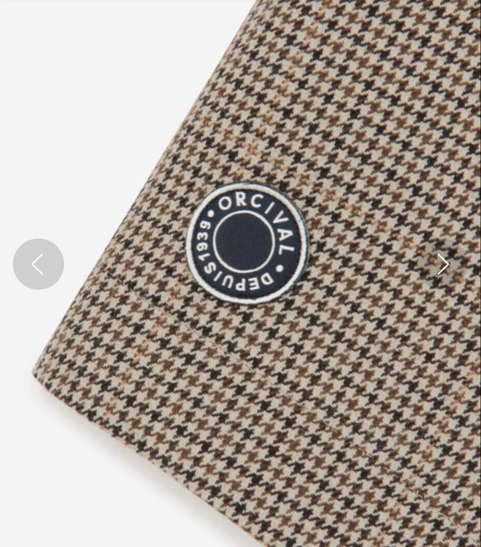 ぴ*ー様 新品☆オーシバル☆ウールチェックバルマカーンコート