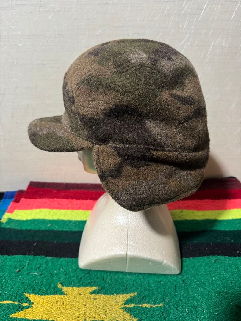 極美品 L.L.Bean エルエルビーン フライトキャップ 迷彩 XLサイズ